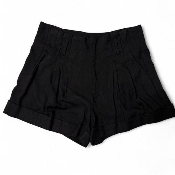 Urban Outfitters Pants - Urban Outfitters Sparkle & Fade Black Paperbag Shorts Women's Size Small/4
